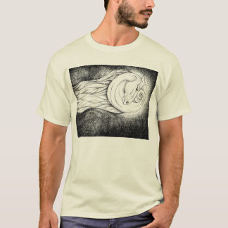 Häst i månen t-shirt