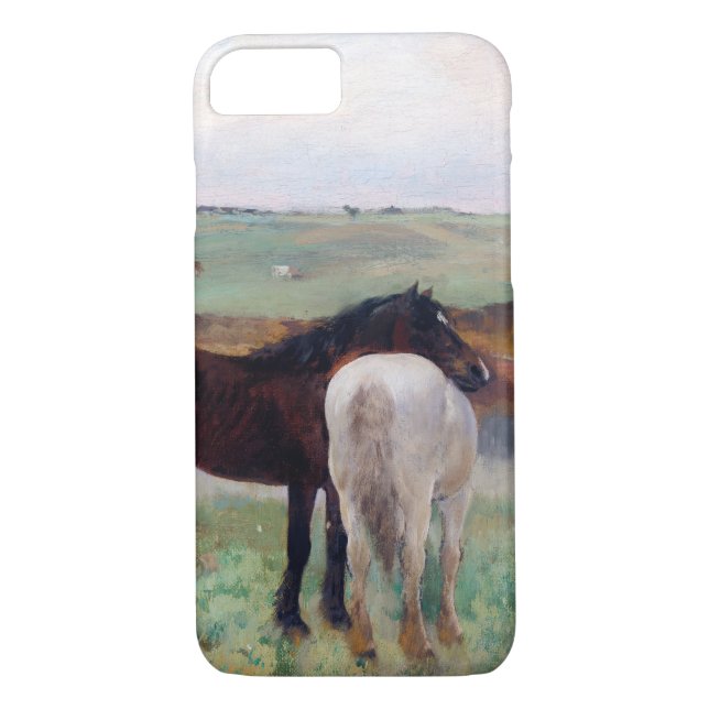 Häst i Meadow, Edgar Degas Case-Mate iPhone Skal (Baksida)