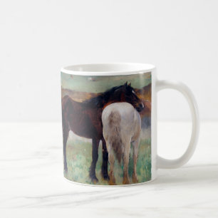 Häst i Meadow, Edgar Degas Kaffemugg