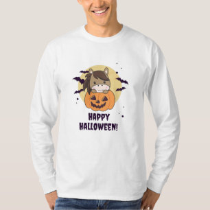 Häst i Pumpkin Sweet Horses Happy halloween T Shirt
