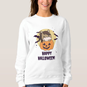 Häst i Pumpkin Sweet Horses Happy halloween T Shirt