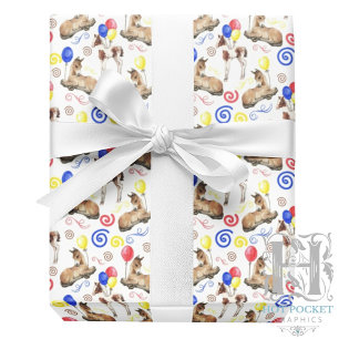 Häst Inpackningspapper Presentpapper