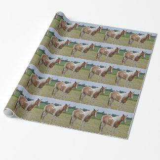 Häst Inpackningspapper Presentpapper