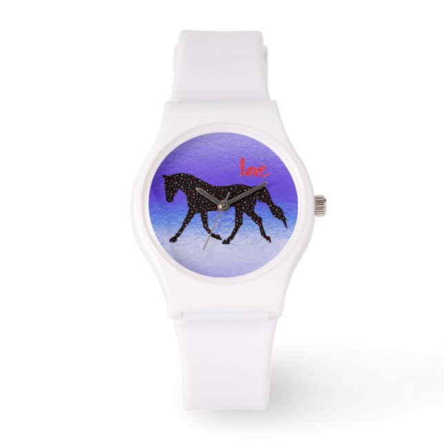 Häst, Kärlek och örter Armbandsur (Framsida)