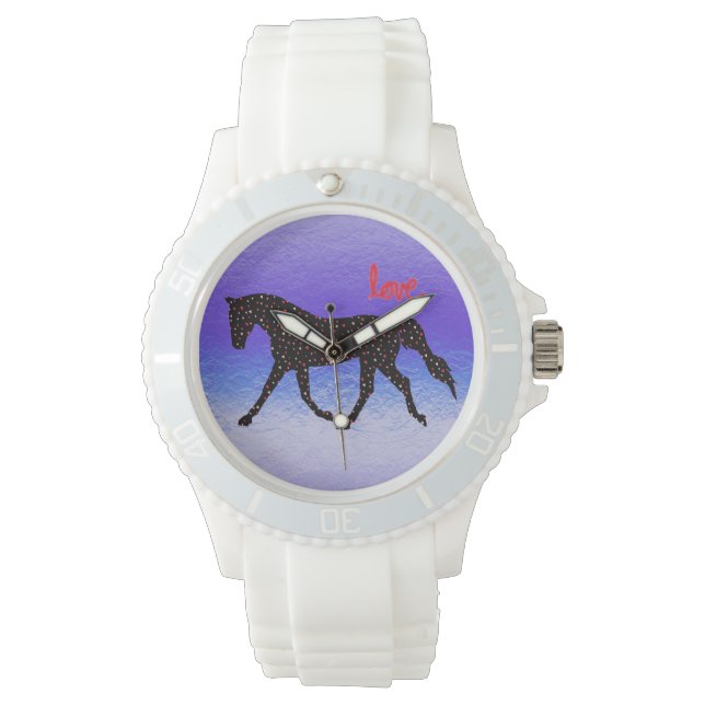 Häst, Kärlek och örter Armbandsur (Framsida)