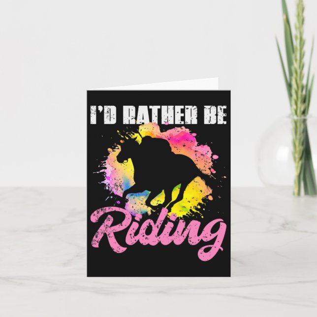  häst kort (Framsida)