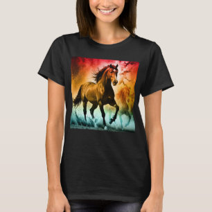 Häst löper t shirt