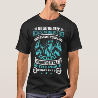 Häst Luktar Roligt Ridsport Ryttare Stall Häst T Shirt