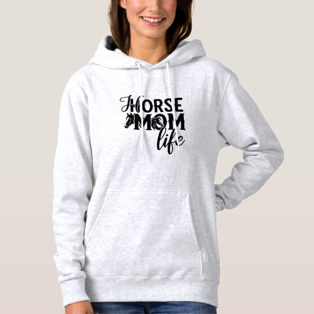 Häst Mammas Liv T Shirt (Framsida)