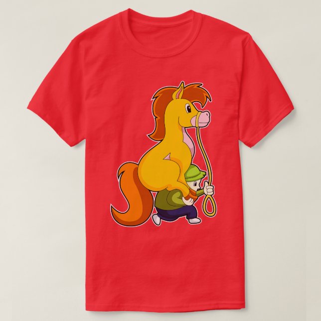 Häst med Boy T Shirt (Design framsida)