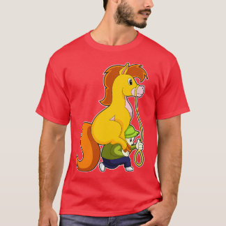 Häst med Boy T Shirt