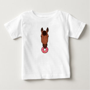 Häst med Donut T Shirt