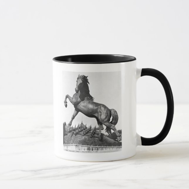 Häst med ett harv mugg (Höger)