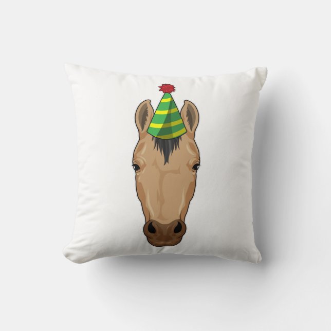 Häst med Party hat Kudde (Framsida)