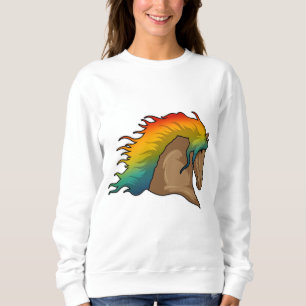Häst med regnbåge t shirt