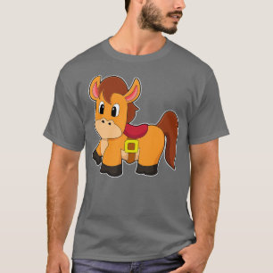 Häst med sadel t shirt