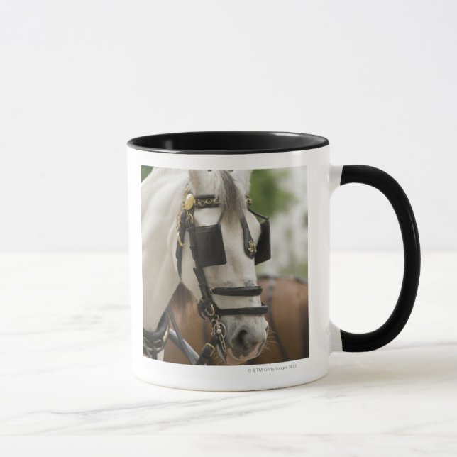 Häst med skygglappar mugg (Höger)
