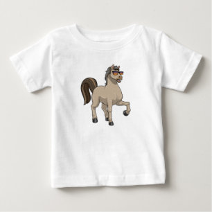 Häst med solglasögon t shirt