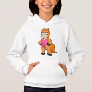 Häst med solglasögon t shirt