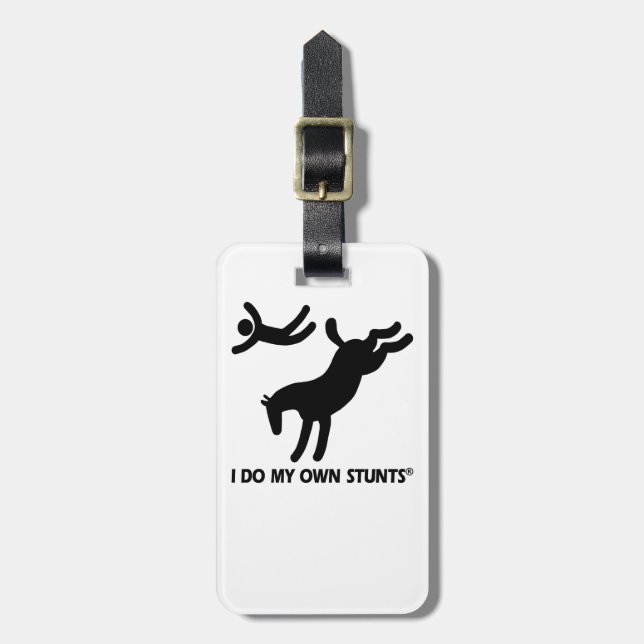 Häst min egna jippon bagagebricka (Vertikal Framsida)