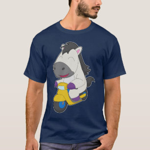 Häst Motorcykel T Shirt
