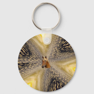häst-n-fractal keychain nyckelring