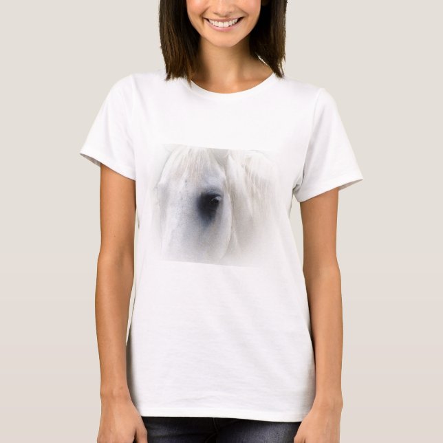Häst och Blommigt T-shirt (Framsida)