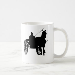 Häst och buggy kaffemugg