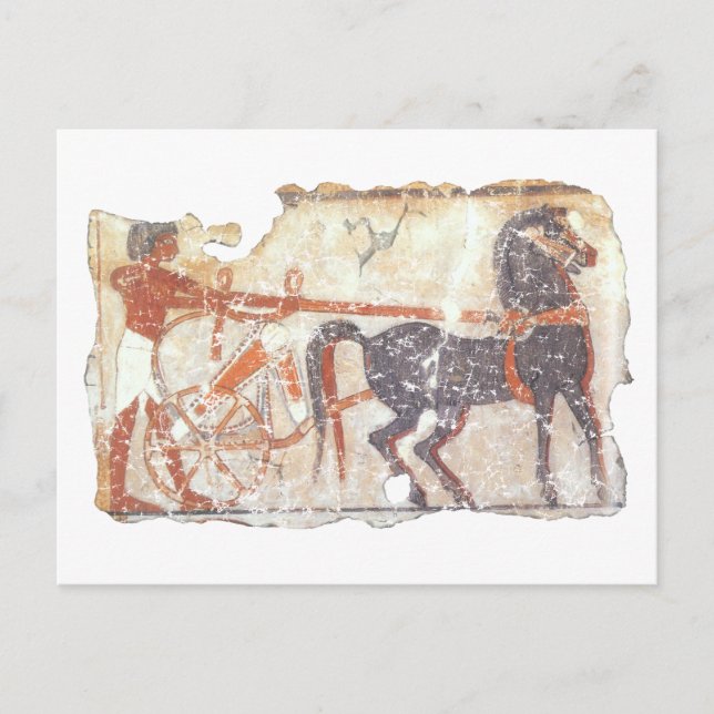 Häst och Chariot Vykort (Framsida)