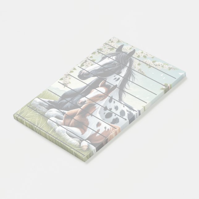 Häst- och förslutningsanordningar i Träd vid avblo Post-it Block (Vinklad)