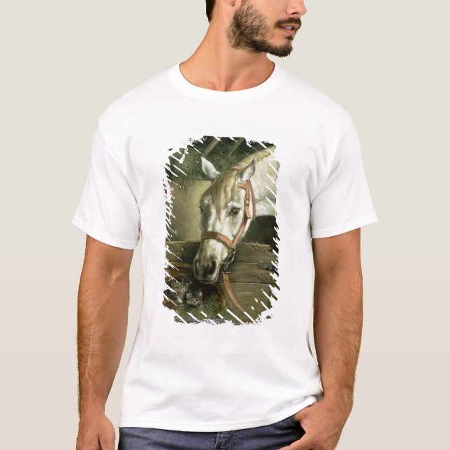 Häst och kattungar, 1890 tee shirt (Framsida)