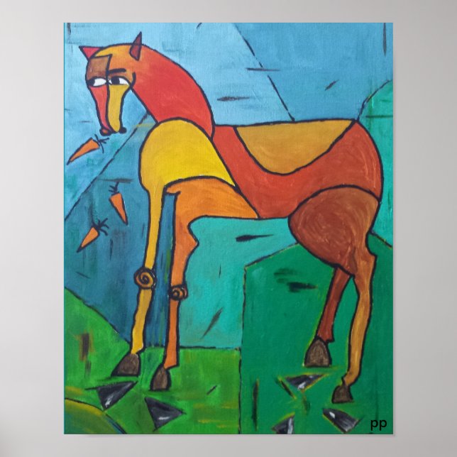 Häst och morötter Poster (Framsidan)