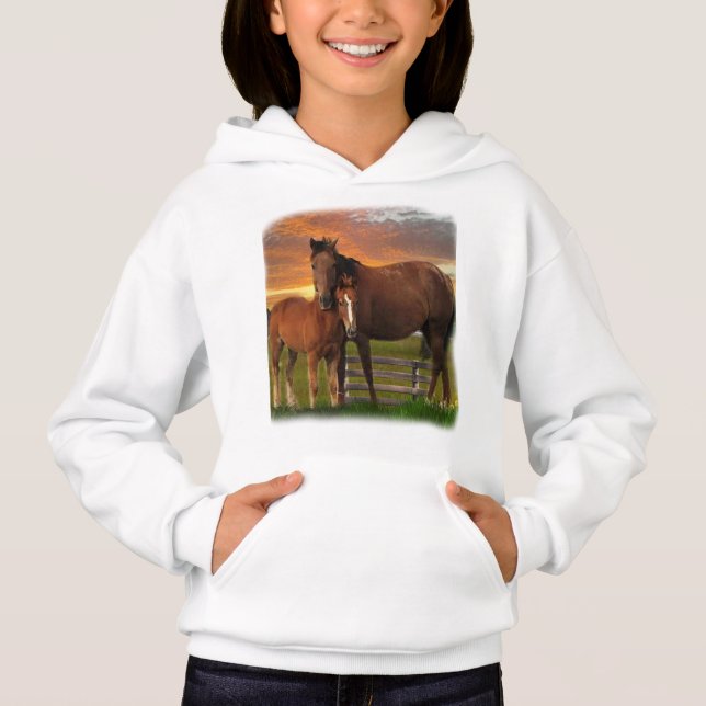 Häst och ponny tee shirt (Framsida)