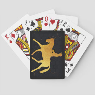 Häst och rider casinokort