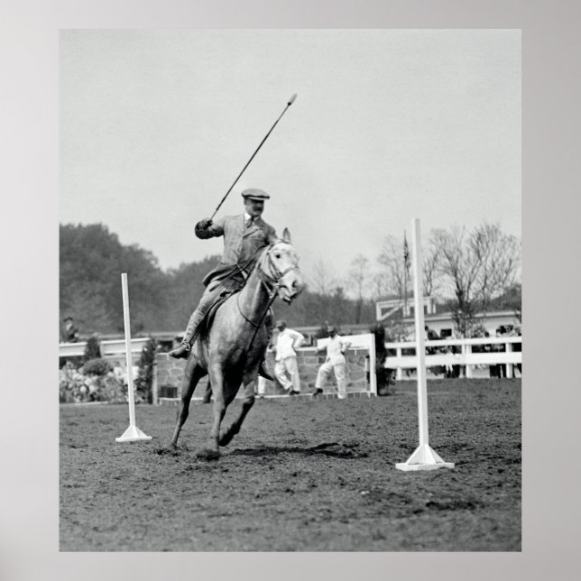 Häst och Rider vid show 1911 Poster (Framsidan)