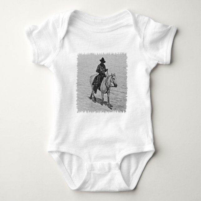 Häst och ryttare (illustrationen) t-shirt (Framsida)