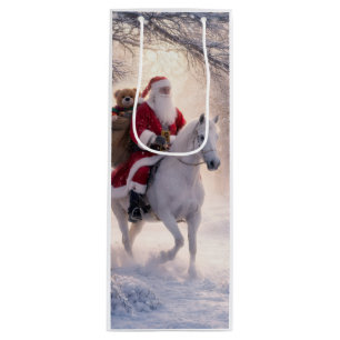 Häst och Santa Snö Jul