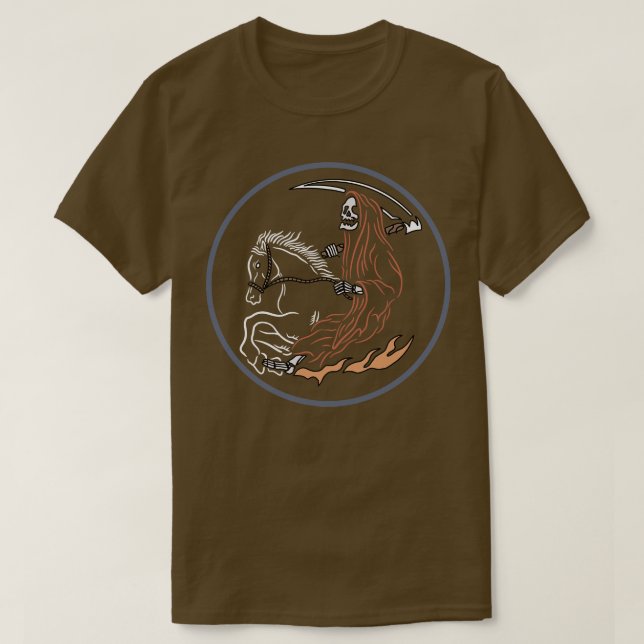 Häst och skalle t shirt (Design framsida)