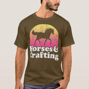 Häst- och stötinrättningar för kvinnor eller flick t shirt