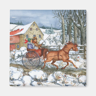 Häst och transport magnet