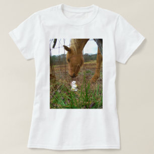 Häst och Vår-blomman Bunny Tröja