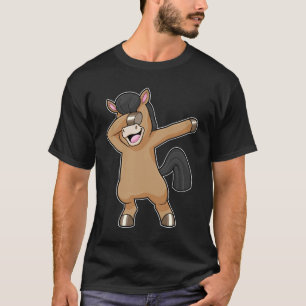 Häst på Hip Hop-dans Dab T Shirt
