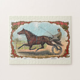 Häst på Hjul Vintage Horse Tävla Pussel