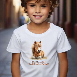 Häst Personlig Toddler t-shirt