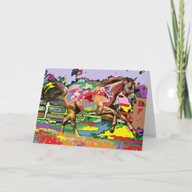 häst Porträtt 3 Kort (Framsida)