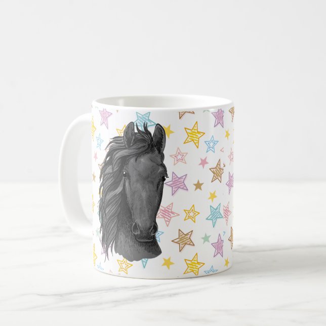 häst, Present till hästälskare Kaffemugg (Framsida vänster)