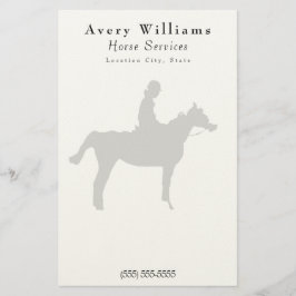 Häst Pro Liten Brevpapper