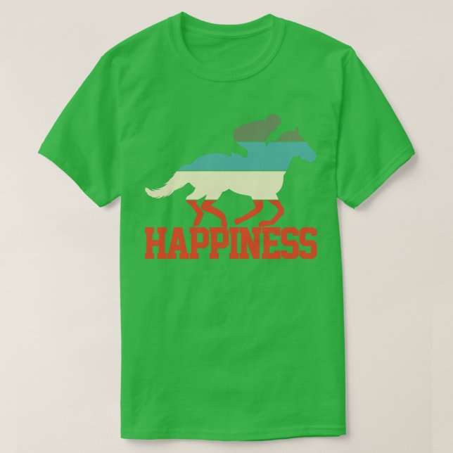 Häst  Retro 1 T Shirt (Design framsida)