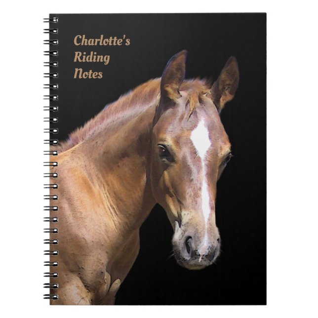 Häst / Riding Notebook (Ridig anteckningsbok) med  Anteckningsbok (Framsidan)