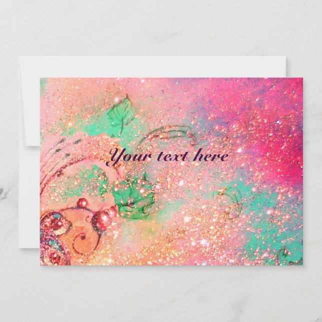 HÄST RYTTARE, MUSIK I NATTEN, Rosa Guld gnistrar (Framsida)